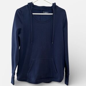 Navy Tek Gear Hoodie Fleece Lined Size L